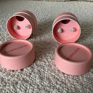 TWO MEDIUM SPARKLE BALL™ STUD EARRINGS